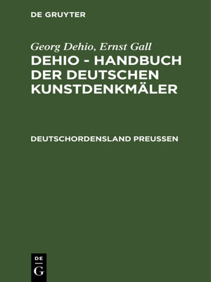 cover image of Deutschordensland Preußen